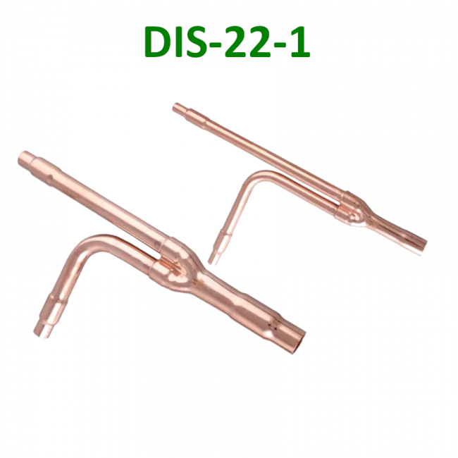 Raccord de dérivation en cuivre pour système VRV/VRF Mitsubishi Electric DIS-22-1