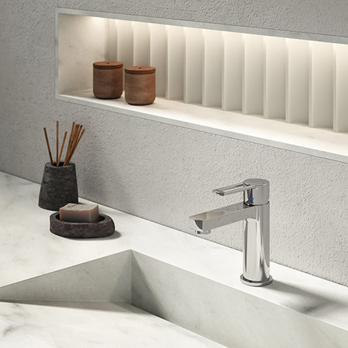 RIN075 CR RINGO PAFFONI basin mixer with pop-up waste
