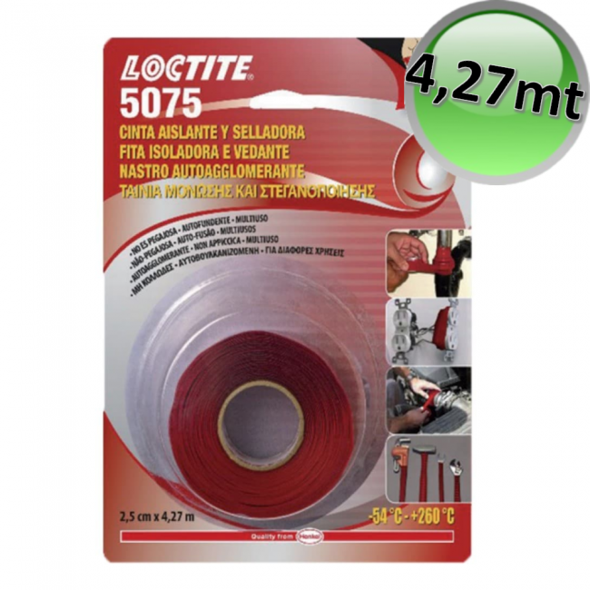 Ruban isolant et d'étanchéité multi-usages LOCTITE 5075 - 2,5 cm x 4,27 m