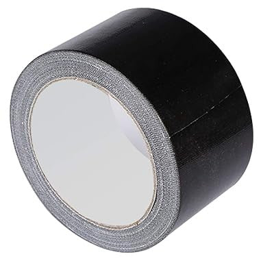 Ruban adhésif en aluminium noir haute température - 50 mètres