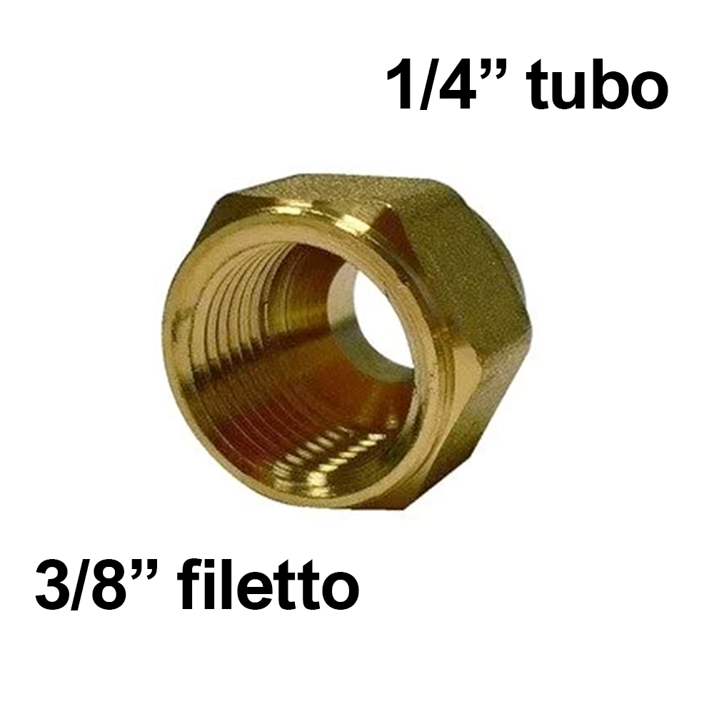 Reducing fitting, 1/4'' hole x 3/8'' female thread