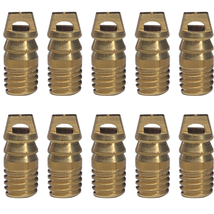 10 poussoirs de soupape de rechange pour tuyaux SAE de 1/4'' et 5/16''