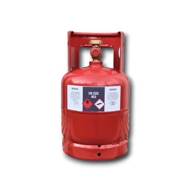 Bouteille de gaz réfrigérant R32 de 5 kg - rechargeable
