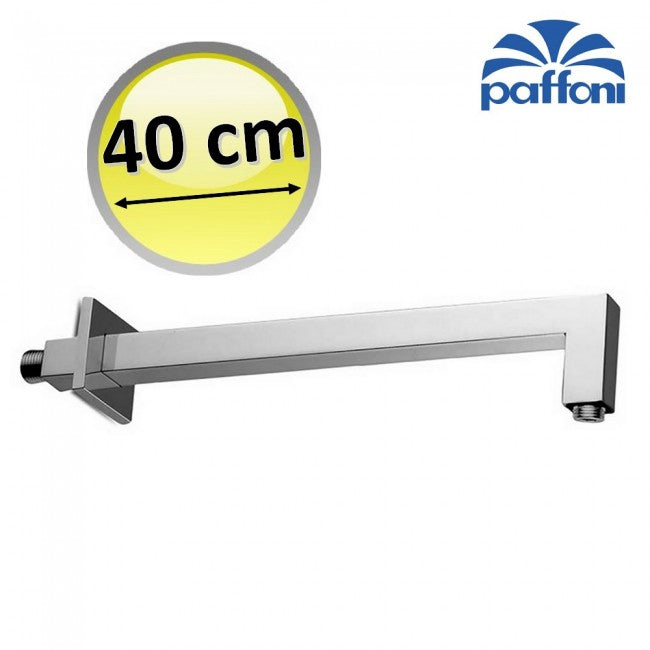 Bras de douche carré PAFFONI ZSOF063CR 40 cm
