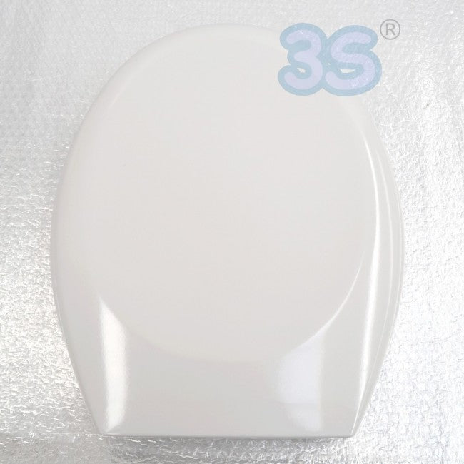 Abattant WC compatible GARDA Dolomite European blanc avec charnières en acier