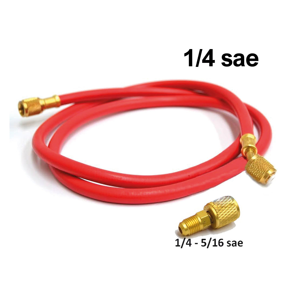 Fouet flexible de 6,35 mm (1/4 po) avec raccord réduit 1/4 M x 5/16 F
