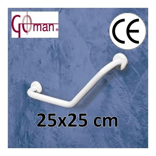 Goman handle 45° handle 25x25 cm - in steel
