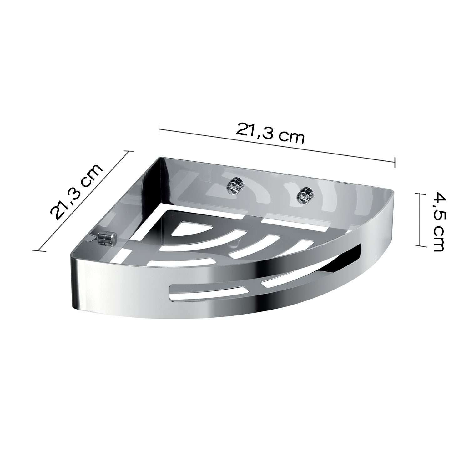 Étagère d'angle de douche en acier inoxydable - G-Nerva GEDY 2479