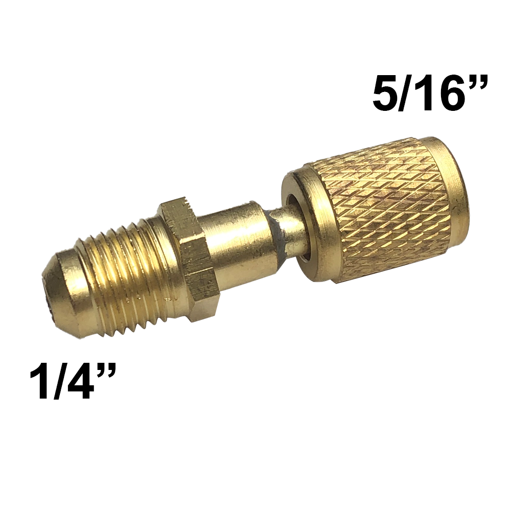 Swivel adapter reducer M1/4'' x F5/16'' with pin holder