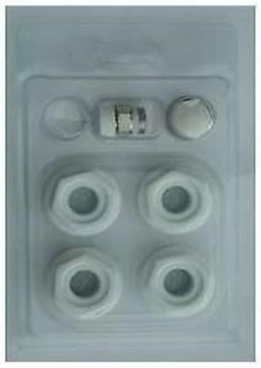 Réducteurs de 1/2'' avec bouchon et valve pour radiateurs tubulaires en acier