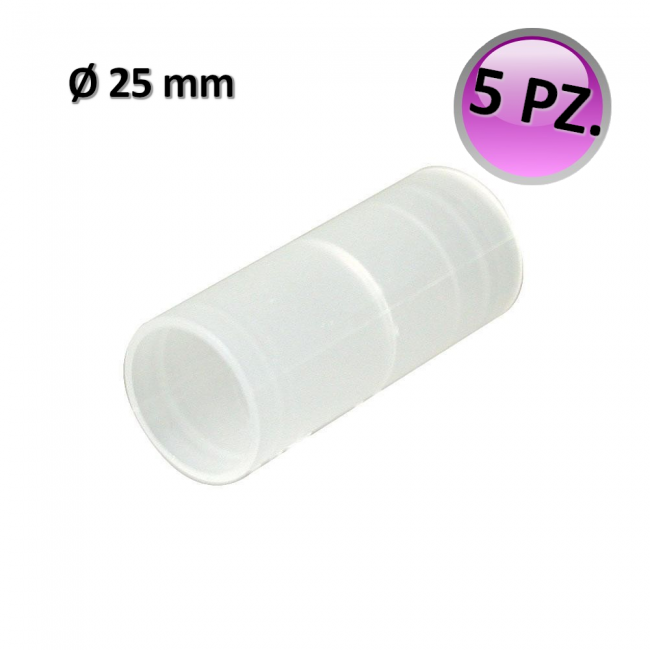 Raccord pour tuyau ondulé Ø 25 mm - lot de 5