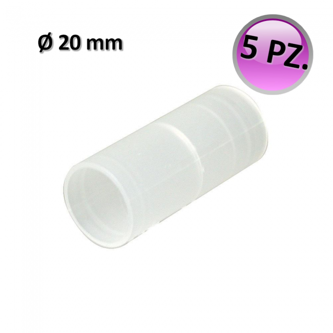 Raccord pour tuyau ondulé Ø 20 mm - lot de 5