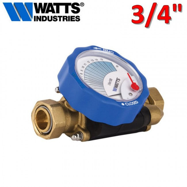 Vannes d'équilibrage statique WATTS IDROSET 3/4 pour systèmes de chauffage et de refroidissement
