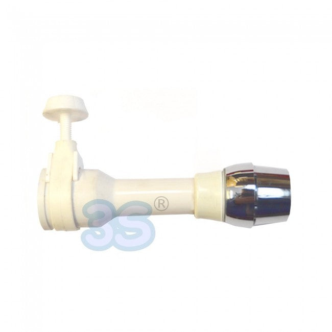 Aérateur en PVC blanc pour bec de robinet sans filetage Ø max 20 mm