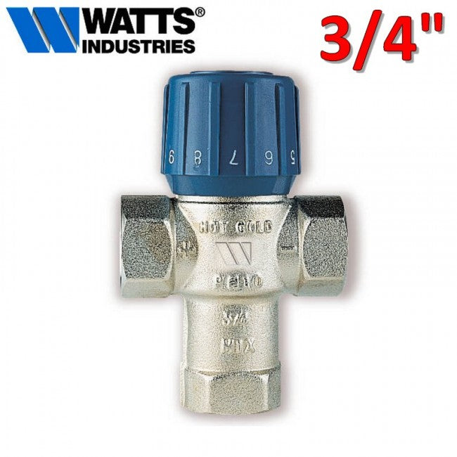 Mélangeur 3 voies WATTS AQUAMIX 3/4 pour systèmes de chauffage radiant