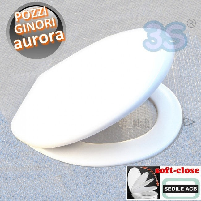 Abattant WC thermodurci à fermeture douce Aurora Pozzi Ginori - ACB Ercos