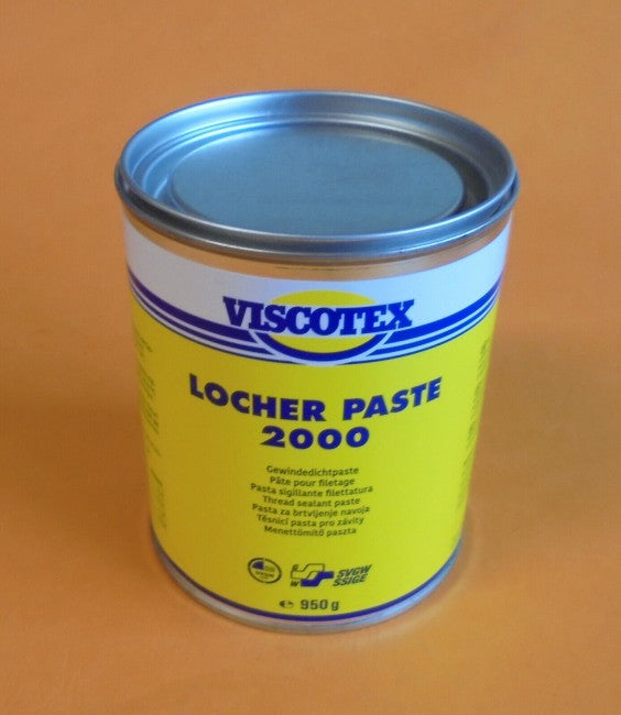 Pâte Locher 2000, pot de 950 g - pâte mastic pour filetages de plomberie et de chauffage