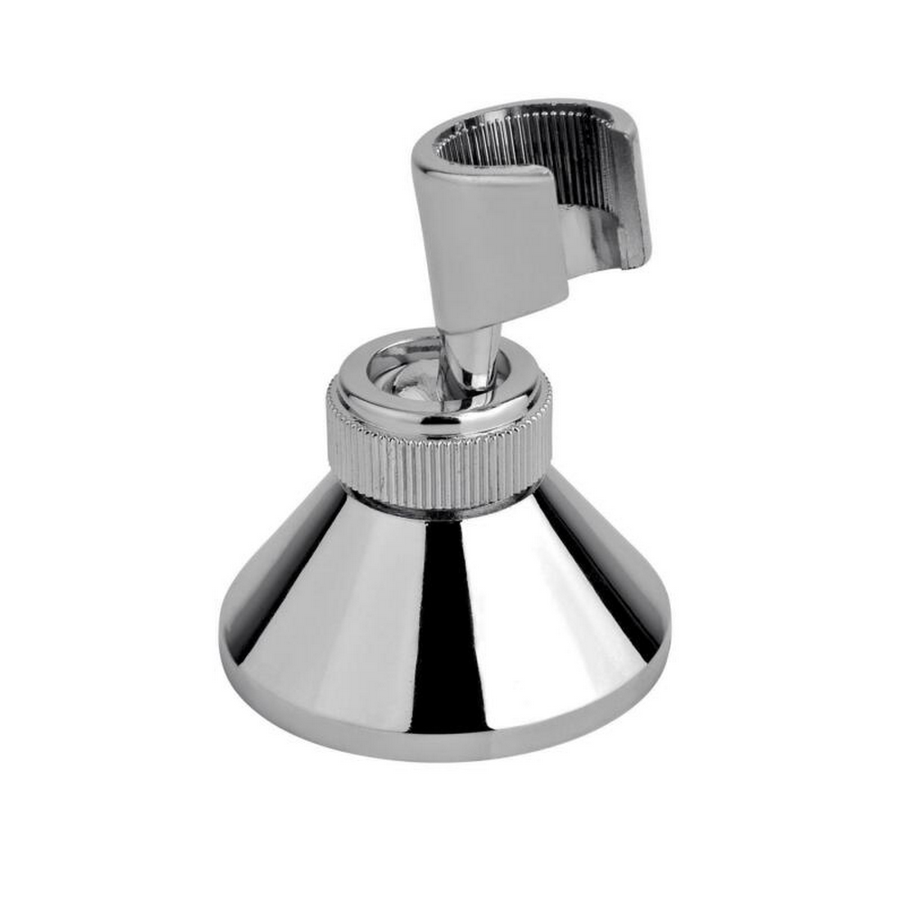 Support pivotant pour pommeau de douche conique de baignoire