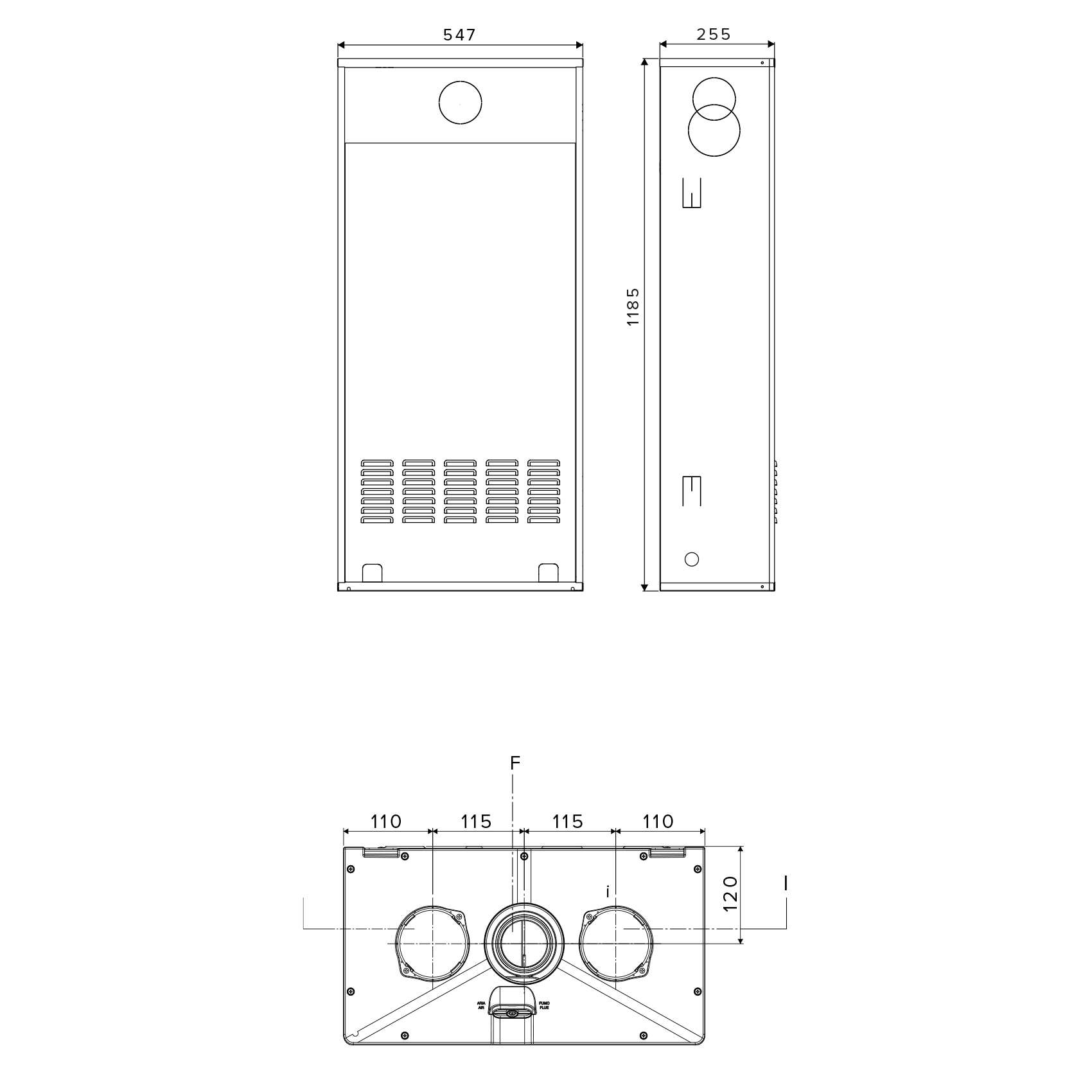 INNOVITA flush-mount outdoor station for KALDAIA EXT