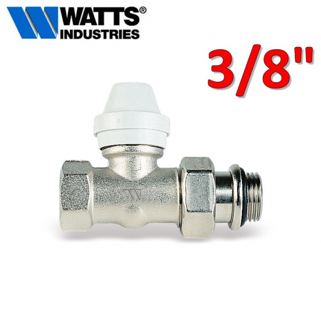 Vis de verrouillage droite 3/8'' avec raccord en fer pour radiateurs WATTS