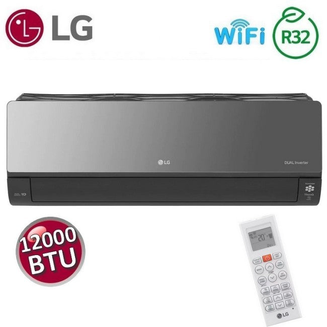 Unité intérieure LG Artcool UVnano Mirror WiFi 3,5 kW 12 000 BTU pour unités mono-pièce et multi-pièces