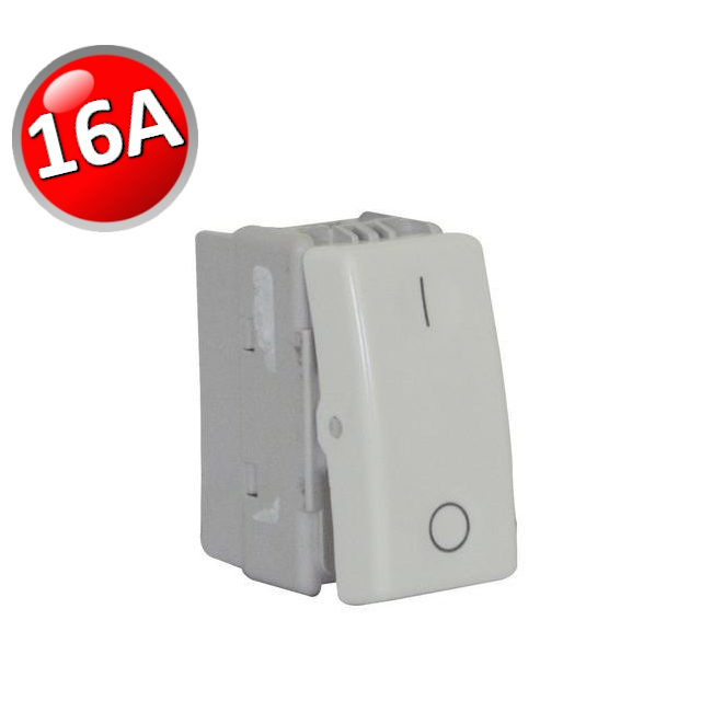 Interrupteur bipolaire unidirectionnel 16 A - GEWISS SYSTEM