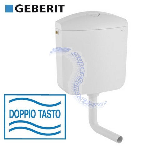 Réservoir de toilette externe GEBERIT AP117 Montana Duo à double chasse d'eau