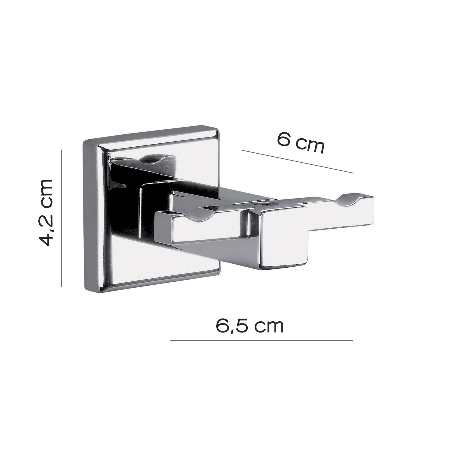 Porte-manteau double en acier - COLORADO GEDY