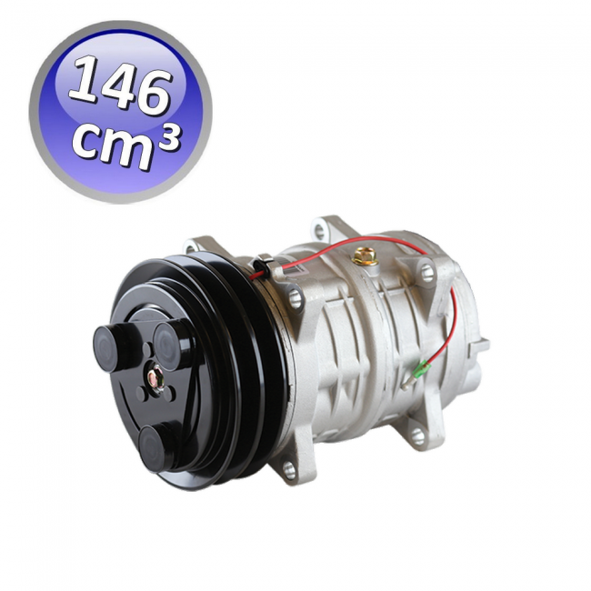 QP-15XD Oil-Free Compressor for Refrigerated Transport Poly-V 8PK - QP15-1178