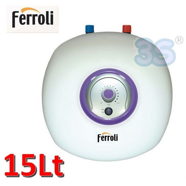 Chauffe-eau électrique 15 litres - Chauffe-eau sous évier Ferroli BRAVO