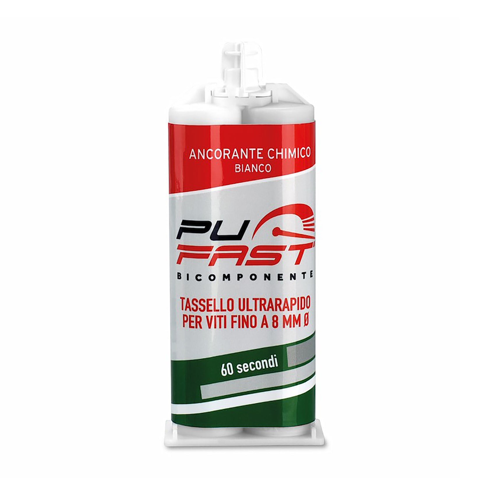 Kit d'ancrage chimique bi-composant PU Fast avec 2 cartouches et 1 pistolet doseur