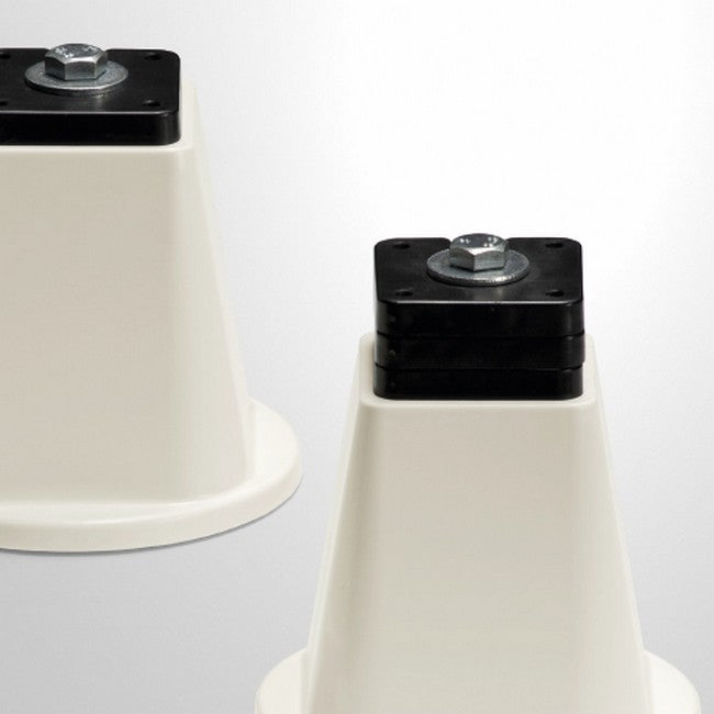 Plaque en caoutchouc antivibratoire pour supports coniques - unité de nivellement