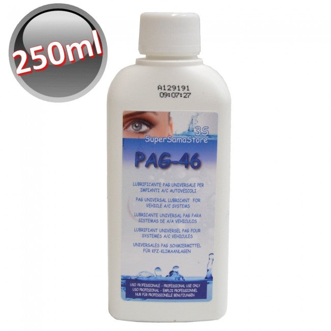 PAG 46 lubricating oil for R134A R404A compressors - 250 ML bottle