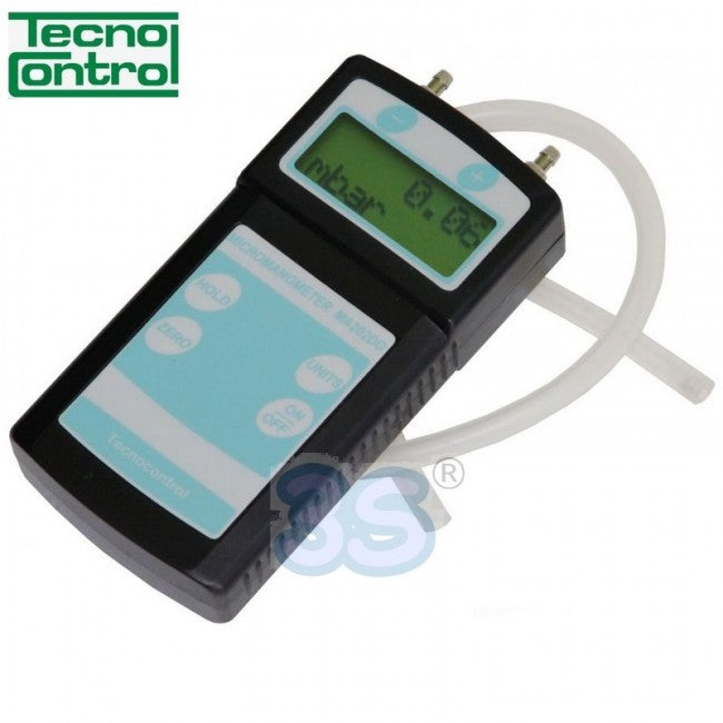 Micromanomètre différentiel numérique Tecnocontrol MA202DG - pression et dépression