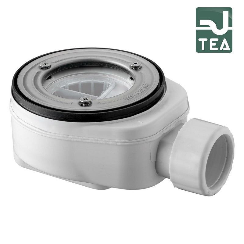 PP trapped waste without grid for shower tray with Ø 90 mm hole - TEA Altair