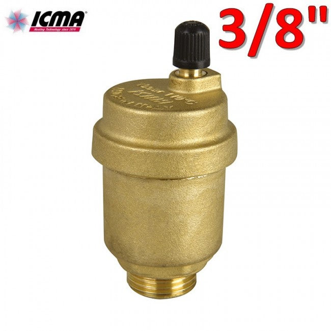 ICMA 700 - Vanne de purge d'air automatique 3/8'' pour systèmes d'eau et de chauffage