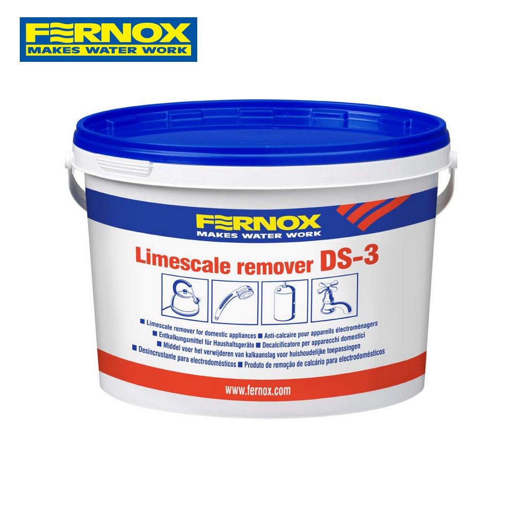 Détartrant en poudre FERNOX DS-3, bidon de 2 kg - inhibiteur de corrosion et agent de décoloration