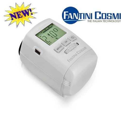 tête chronothermostatique électronique pour radiateurs O62C Fantini e cosmi