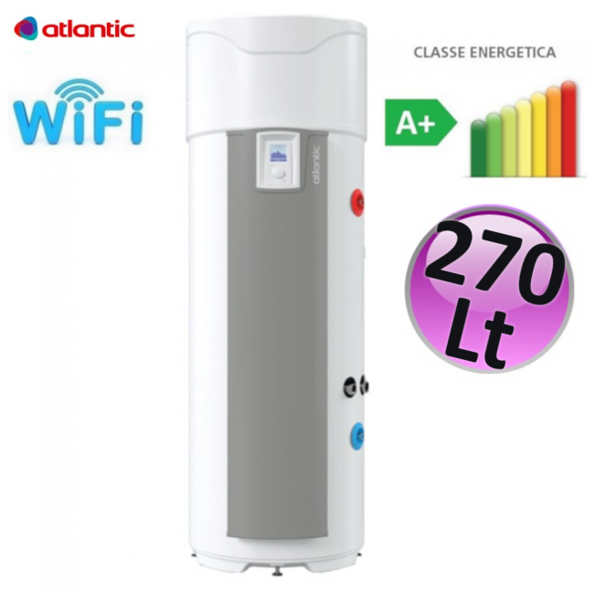 Pompe à chaleur chauffe-eau sur pied EXPLORER COZY Atlantic 270 l - électrique classe thermodynamique A+ avec résistance auxiliaire