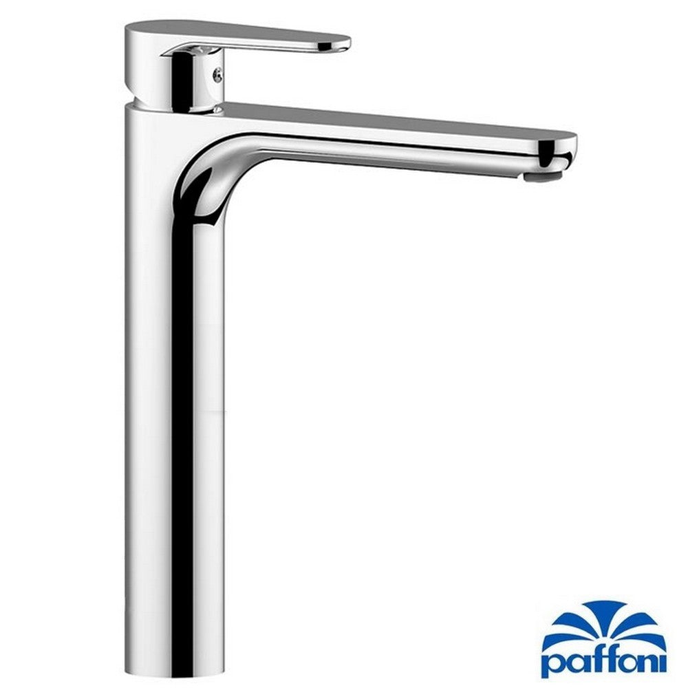 Tall basin mixer GREEN Paffoni GR081CR without waste