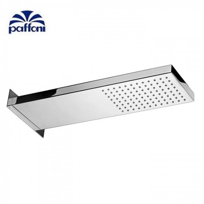 Pommeau de douche rectangulaire en métal Paffoni FREE 50 x 16 cm - ZSOF098CR