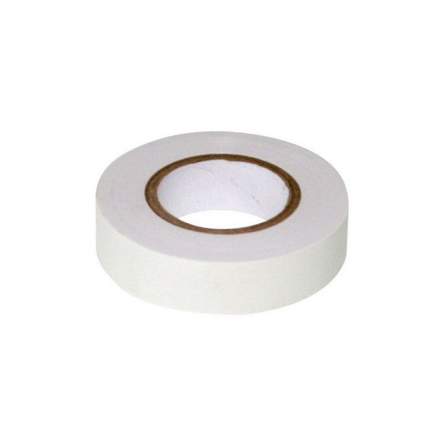 Ruban isolant blanc, 19 mm de large, 25 m de long - idéal pour les câbles électriques