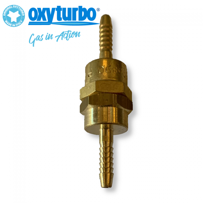 Double protection oxygen gas flashback arrestor - Oxyturbo