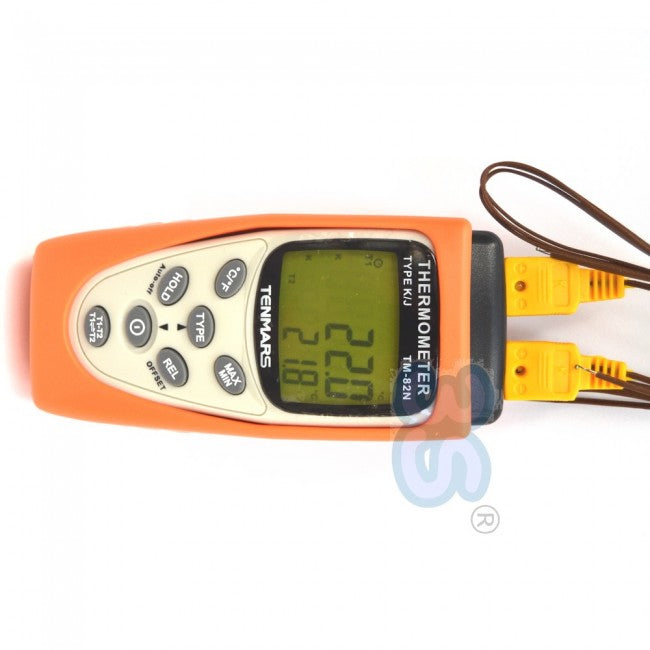 TM-82N - Thermomètre numérique professionnel avec double sonde à thermocouple