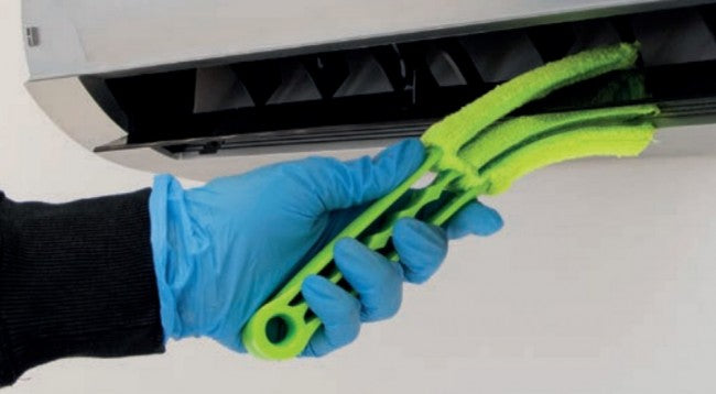 Brosse verte - Brosse à poils souples pour le nettoyage des déflecteurs fendus