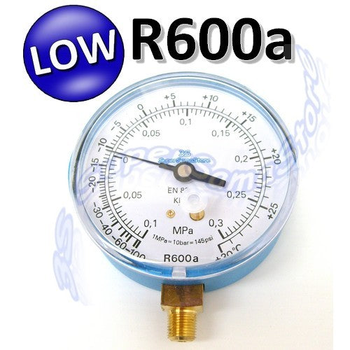 Manomètre basse pression pour gaz réfrigérant R600a