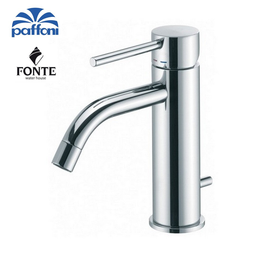 Paffoni Light LIG075 Bathroom Basin Mixer with 1''1/4 Pop-Up Waste