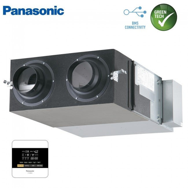 Panasonic Heat Recovery Ventilator 250 m3/h Centralized MVHR - wall control included