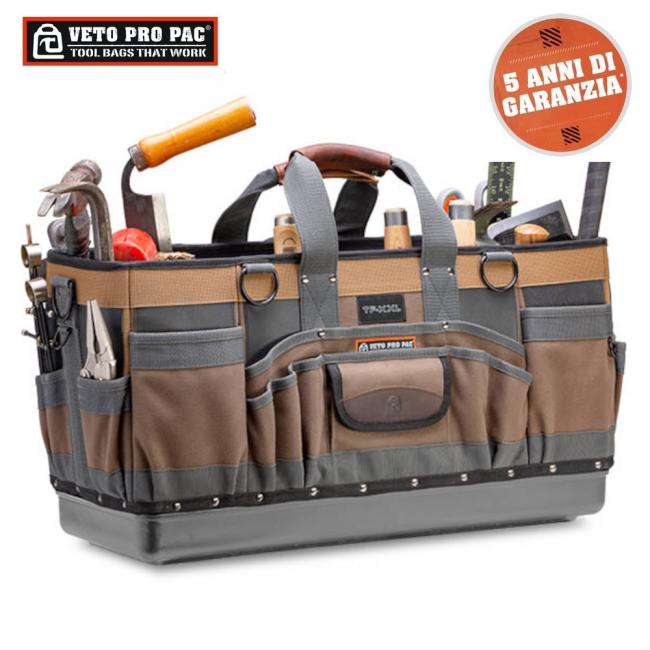 Sac à outils pour équipement - Ouverture extra large VETO PRO PAC TF-XXL