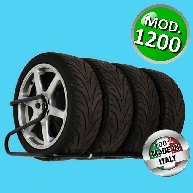 Orazio - space-saving professional wall-mounted tire rack - length 1200 mm